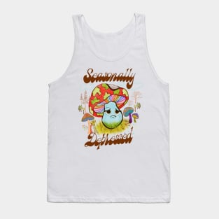 Seasonally Depressed - 70s mushroom design Tank Top